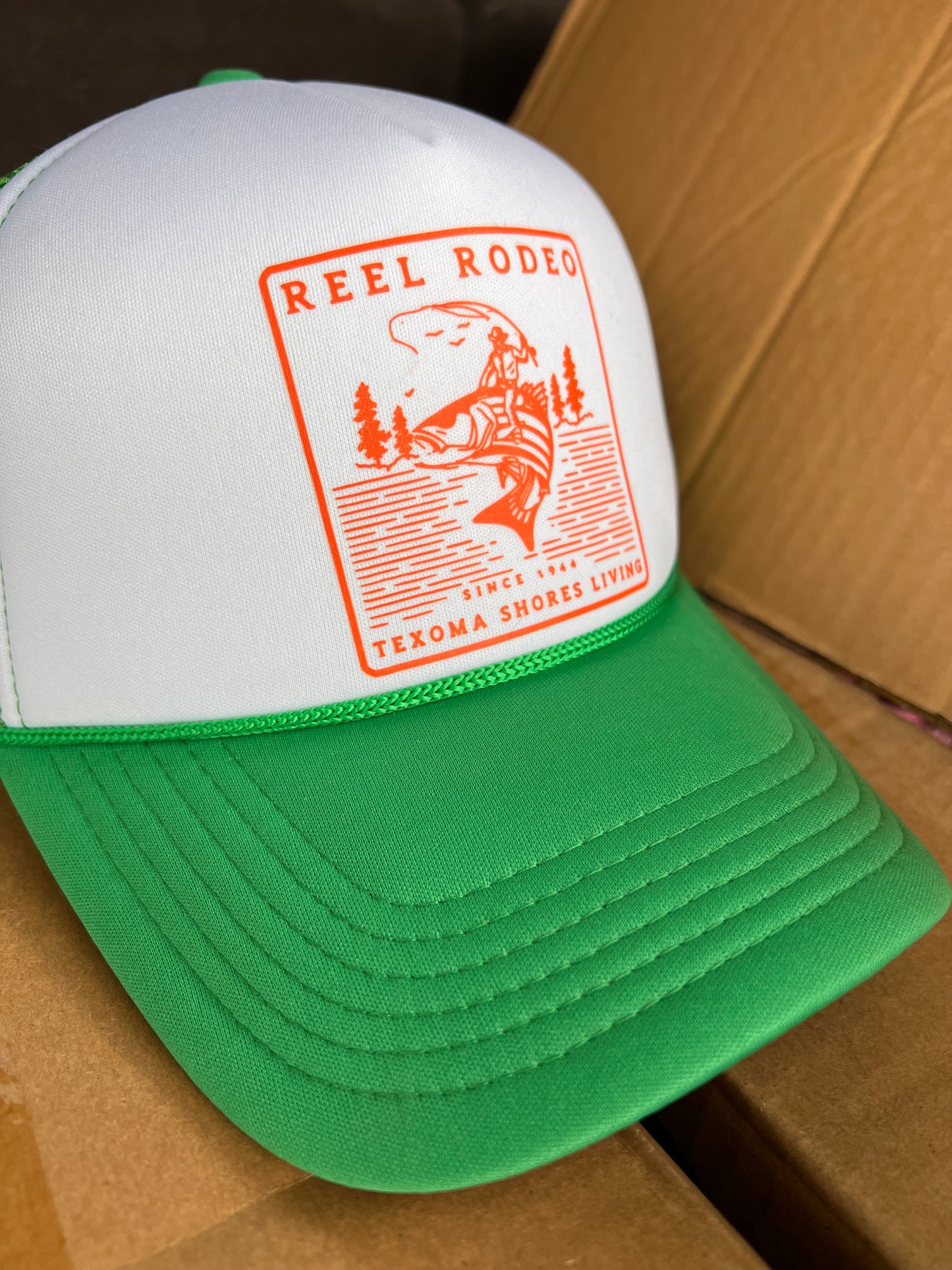 REEL RODEO foamie trucker hat