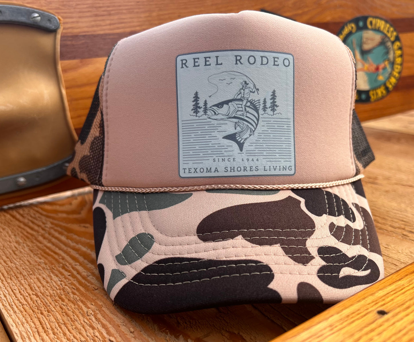 REEL RODEO foamie trucker hat